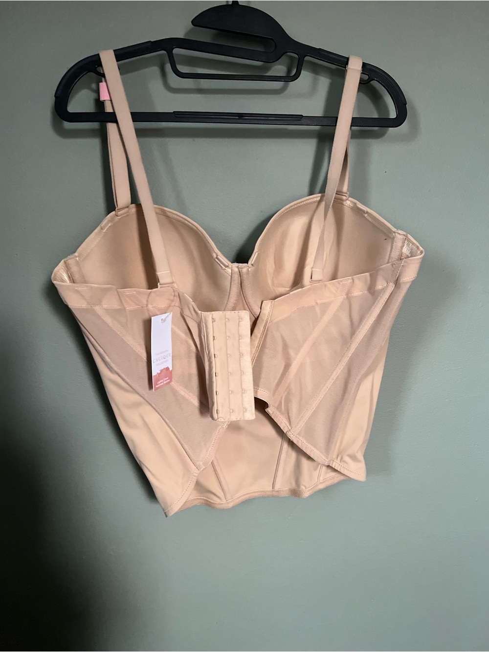 NWT- CACIQUE Nude Longline Strapless Bustier - Picture 2 of 7